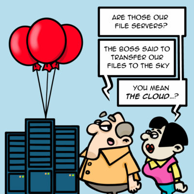 Ken didn't listen and is sending servers to the sky, not the cloud